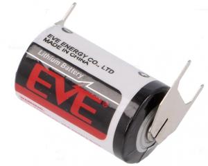 Bateria ER14250/3PF EVE 1/2AA z blaszkami 1x2