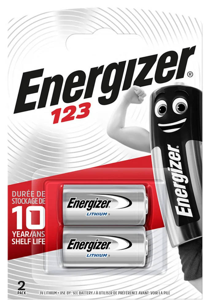 Bateria CR123A Energizer 3V