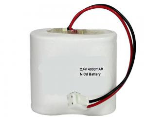 Akumulator D-D4000H2B6B170 4000mAh NiCd 2.4V 2xD wysokotemperaturowy z wtyczką VHR-2