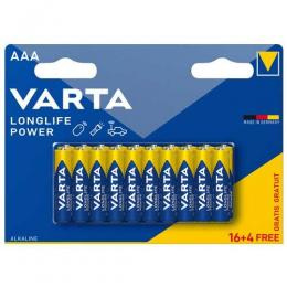 Bateria AAA / LR03 Varta Longlife Power 1.5V B16+4