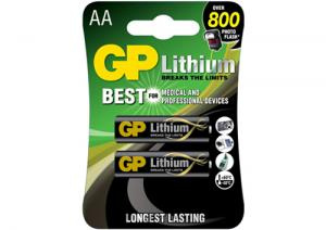 Bateria AA / LR6 GP Battery Lithium 1.5V B2