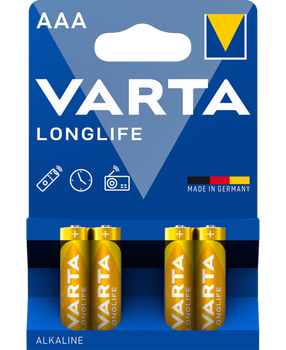 Bateria AAA / LR03 Varta Longlife 1.5V B4