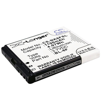 Bateria Nokia BL-6F N95 8GB 1100mAh Li-Ion 3.7V