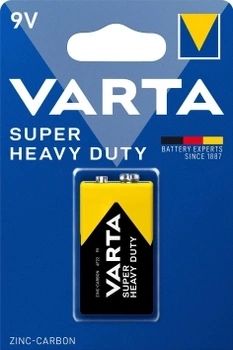 Bateria 6LR61 / 9V Varta Super Heavy Duty B1