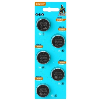 Bateria CR2450 Vinnic 3V x 5 sztuk