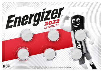 Bateria CR2032 Energizer 3.0V x 6 sztuk